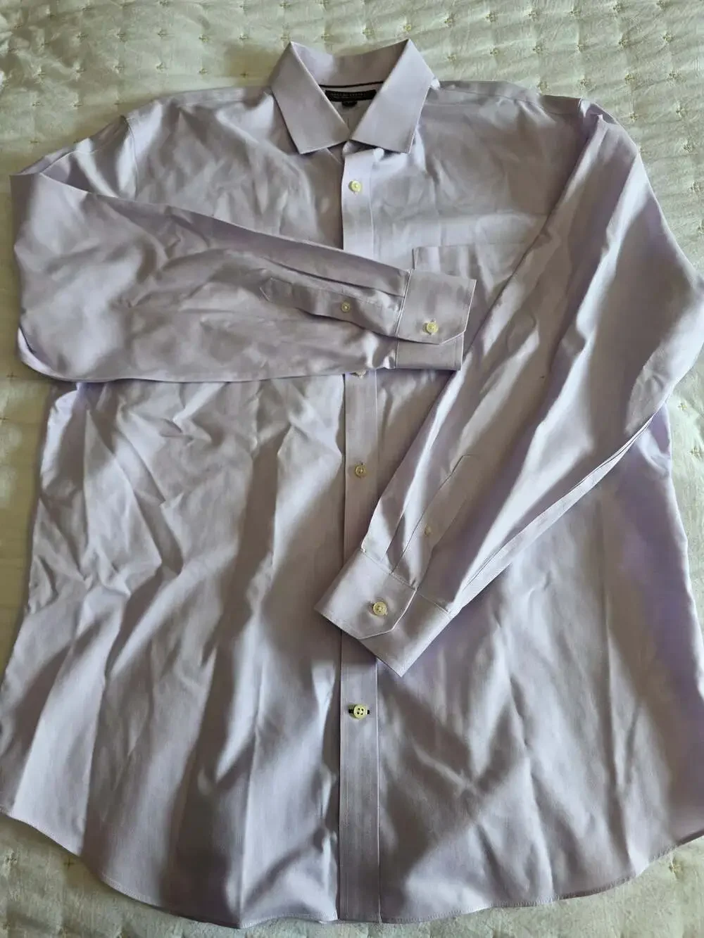 Banana Republic Non-Iron Classic Fit Dress Shirt Lavender XL